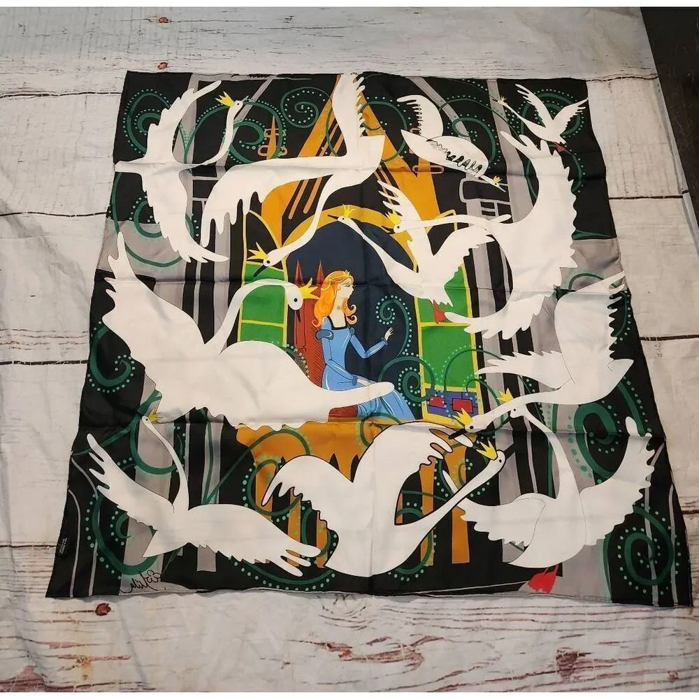 Mila & Such Silk Hush‎ Fairytale Scarf Rare